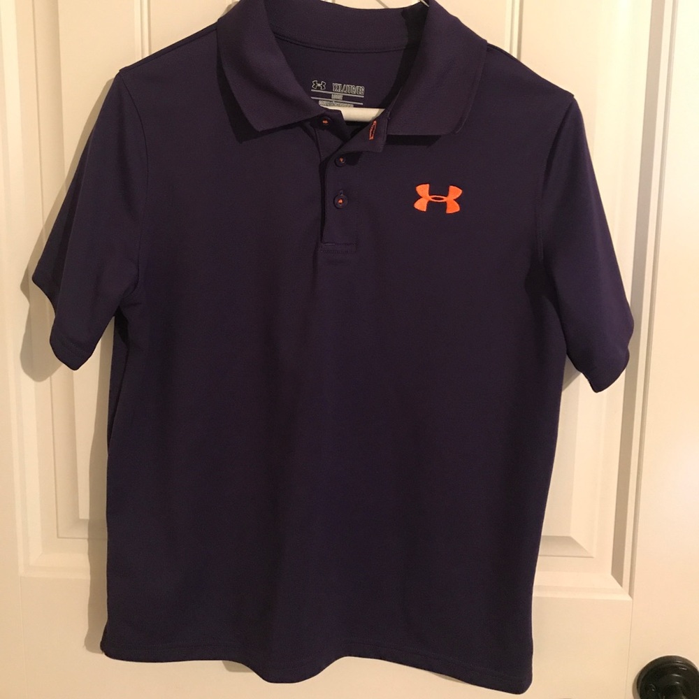 Youth XL Under Armour collared polo shirt